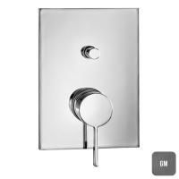 Almar THIN CORE Внешняя часть смесителя на 2 потребителя, Gun Metal Brushed PVD Almar THIN CORE Внешняя часть смесителя на 2 потребителя, Gun Metal Brushed PVD