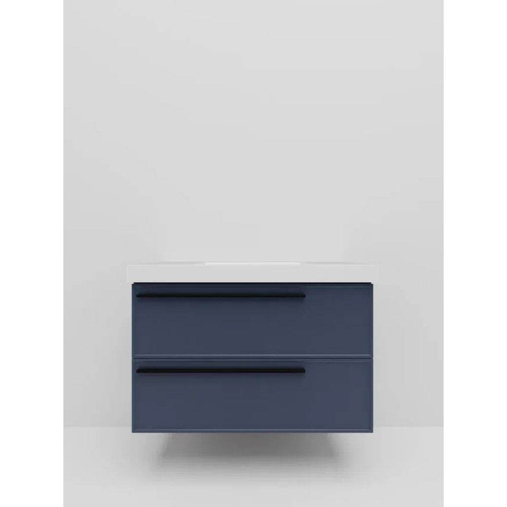 Тумба под раковину подвесная La Fenice Elba TWIN FNC-01-ELB-BG-100-2, синяя, артикул FNC-01-ELB-BG-100-2