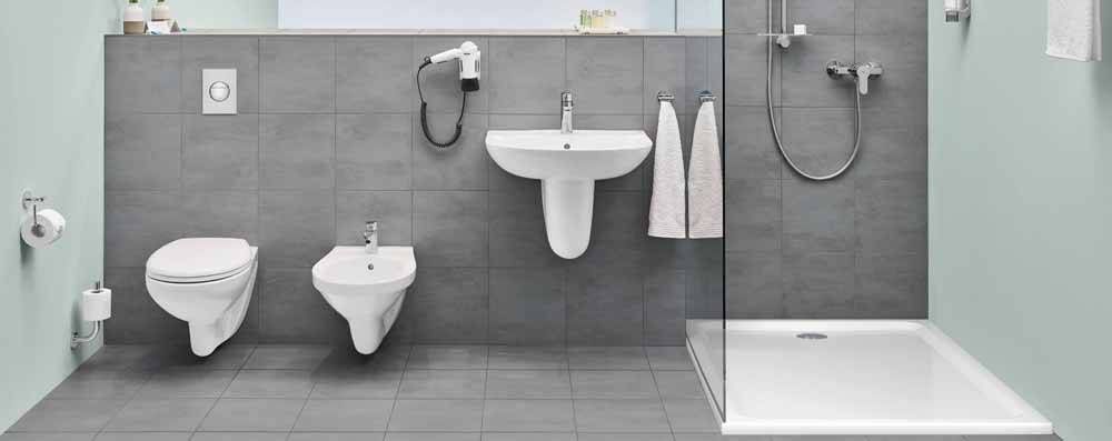 Душевой поддон GROHE 1000х1000, универсальный, белый (39300000)