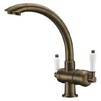 Смеситель для кухни ZorG Clean Water ZR 327 YF ANTIQUE Антик Смеситель для кухни ZorG Clean Water ZR 327 YF ANTIQUE Антик