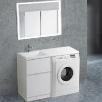 Тумба под раковину BelBagno KRAFT-LVD-580/1200-2C-PIA-BO Белый матовый Тумба под раковину BelBagno KRAFT-LVD-580/1200-2C-PIA-BO Белый матовый