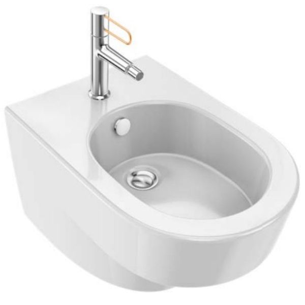 Биде подвесное JACOB DELAFON ODEON RIVE GAUCHE EMG0002-00 (овальное, белый, 54*36,2), шт