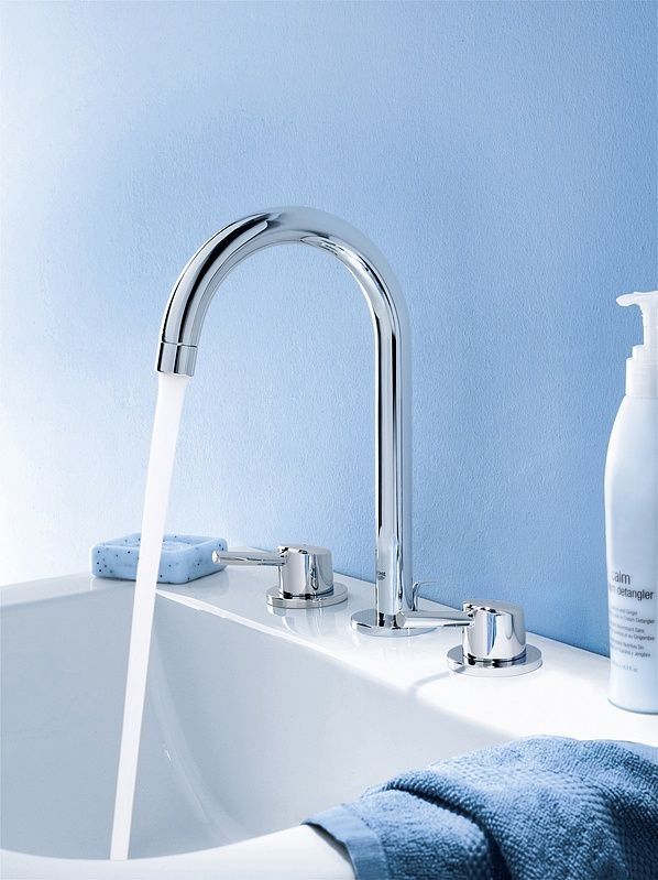 Смеситель для раковины GROHE Concetto на 3 отверстия с донным клапаном, хром (20216001) Смеситель для раковины GROHE Concetto на 3 отверстия с донным клапаном, хром (20216001)