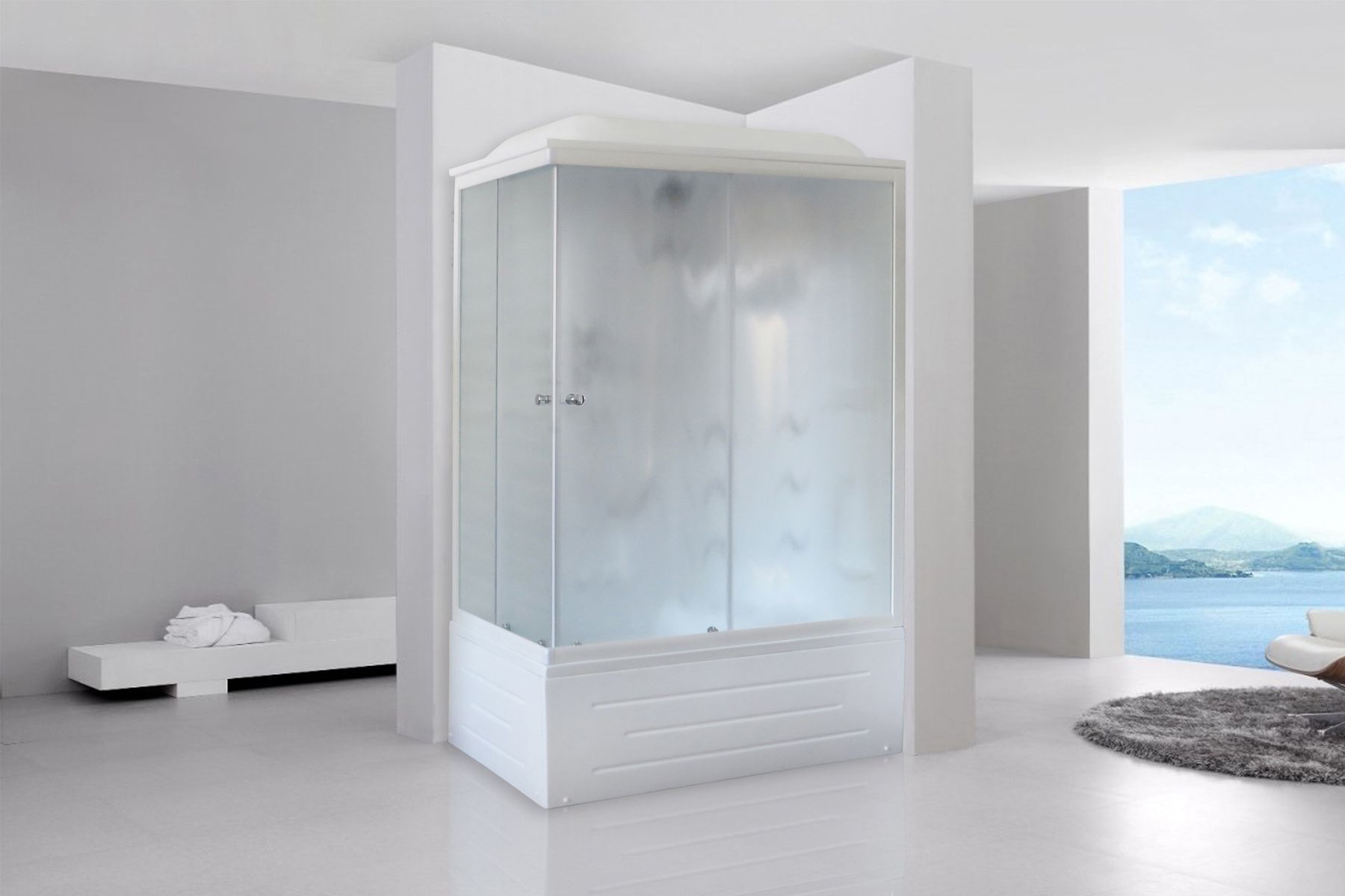 Душевая кабина Royal Bath RB 8120BP2-M (матовое) правая Душевая кабина Royal Bath RB 8120BP2-M (матовое) правая