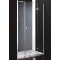 Душевая дверь в нишу Cezares BERGAMO-W-B-13-40+60/30-P-Cr-R профиль Хром стекло рифленое