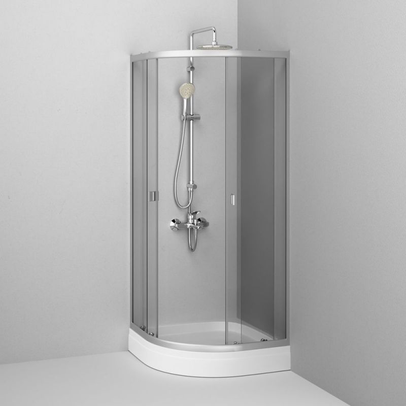 Душевой уголок AM.PM X-Joy Twin Slide 80x80 W88E-205-080MT с поддоном профиль матовый Хром стекло прозрачное Душевой уголок AM.PM X-Joy Twin Slide 80x80 W88E-205-080MT с поддоном профиль матовый Хром стекло прозрачное