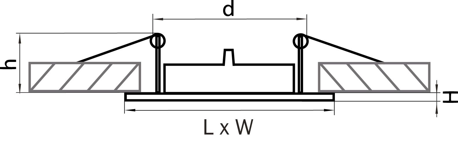 Светильник точечный встраиваемый декоративный под заменяемые галогенные или LED лампы Lega 16 Lightstar 011941