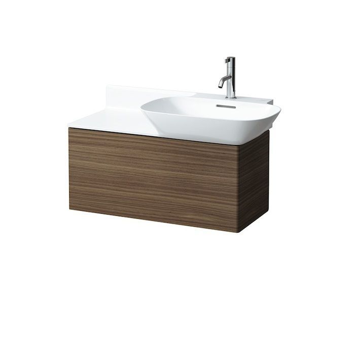 Laufen INO Тумба под раковину 8.1330.1/2, 770х350х355мм, с 1 выдвиж. ящиком, цвет: темный орех