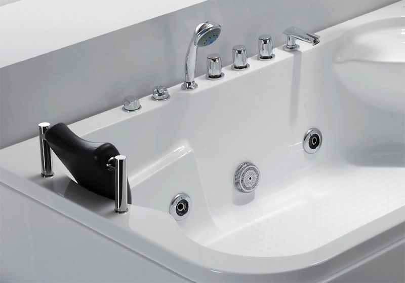 Акриловая ванна Gemy G9085BR 182х116 с гидромассажем Акриловая ванна Gemy G9085BR 182х116 с гидромассажем
