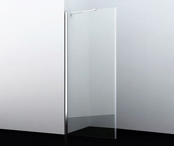 Душевая перегородка WasserKRAFT Aller 100 10H10-RP100 Fixed профиль Хром стекло прозрачное