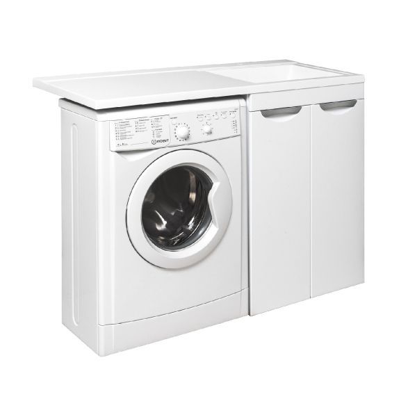 Тумба Runo Лира 60 под умывальник 00-00001024, 00-00001025 (Гамма 120 лайт левое/правое крыло) (УТ000003443)