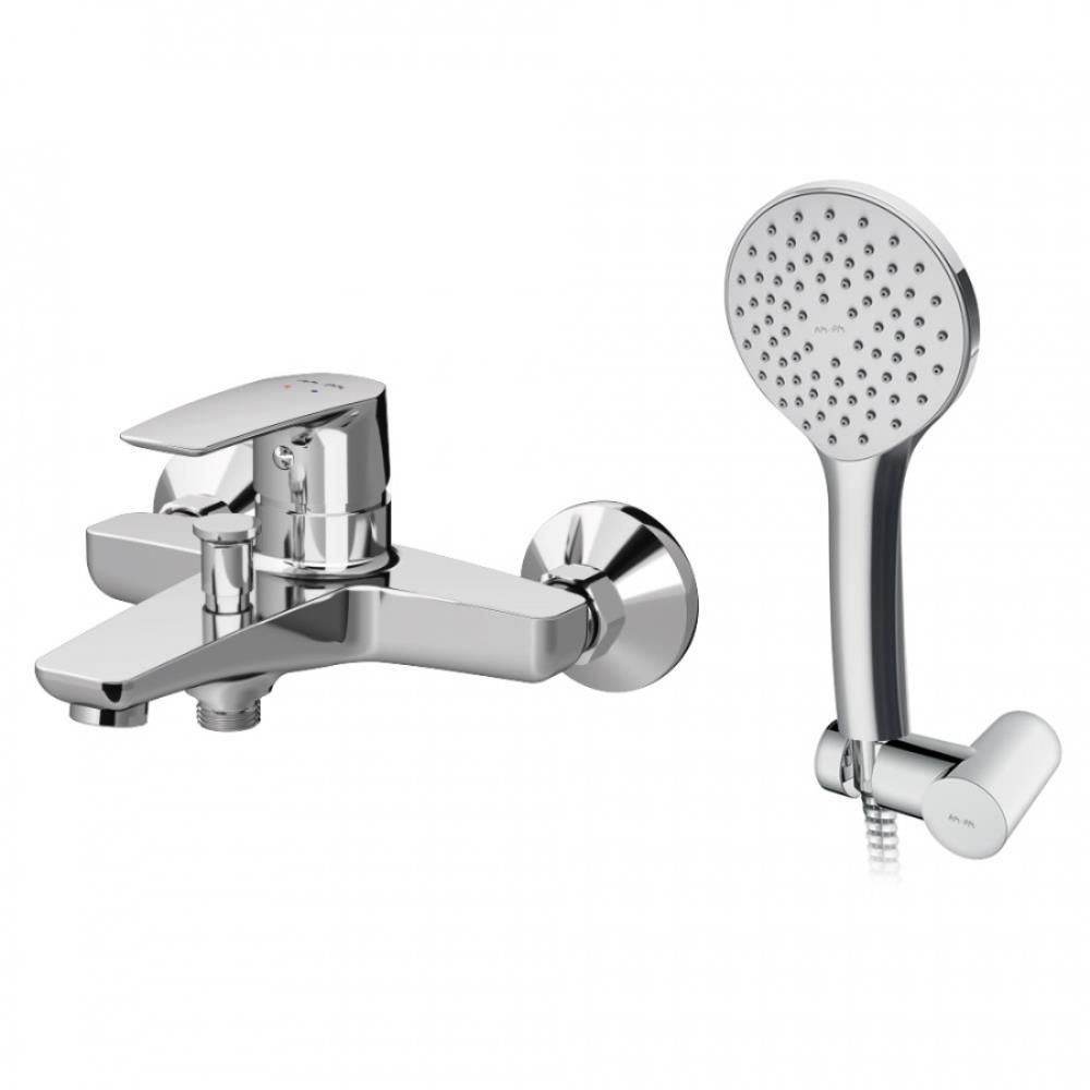 F90A15000 Gem, смеситель д/ванны/душа, душ.набор, хром, шт.