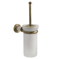 Ершик настенный (стекло) MURANO BRONZE (белое)_Комплект