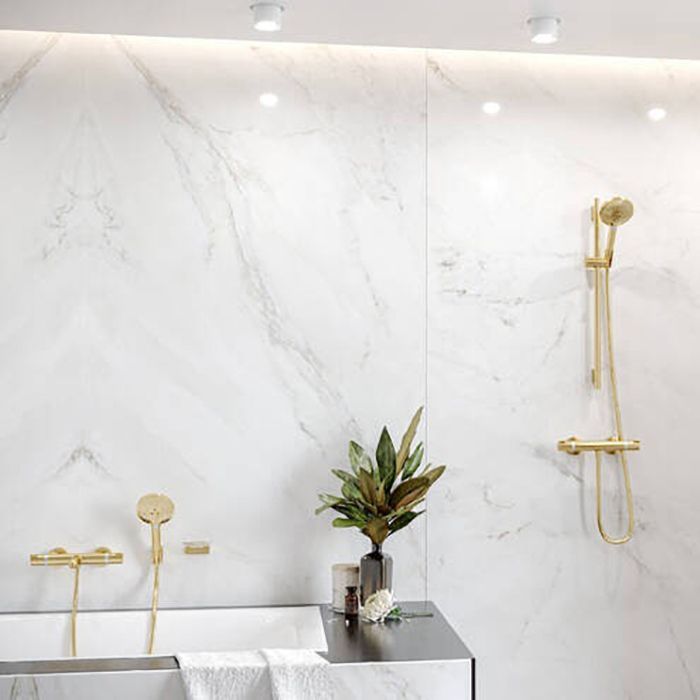 Смеситель для душа, Hansgrohe, Ecostat Comfort, тип открывания воды-вентильный, тип регулирования воды-термостатический картридж, монтаж-вертикальный (настенный), отверстия для монтажа-2, цвет-бронза шлифованная Смеситель для душа, Hansgrohe, Ecostat Comfort, тип открывания воды-вентильный, тип регулирования воды-термостатический картридж, монтаж-вертикальный (настенный), отверстия для монтажа-2, цвет-бронза шлифованная