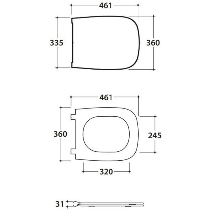 GLOBO GENESIS Сиденье для унитаза GNS02/GN001, быстросъемное, цвет белый матовый/хром (микролифт)