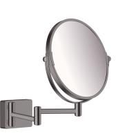 Косметическое зеркало, Hansgrohe, AddStoris, круглое, размер зеркала (ш x в), мм-188*188, тип установки-настенный, без подсветки, увеличение, х-3 и 1 раза, поворотное, наклоняется, материал рамы-металл, с монтажным материалом, цвет-хром черный шлифованный Косметическое зеркало, Hansgrohe, AddStoris, круглое, размер зеркала (ш x в), мм-188*188, тип установки-настенный, без подсветки, увеличение, х-3 и 1 раза, поворотное, наклоняется, материал рамы-металл, с монтажным материалом, цвет-хром черный шлифованный