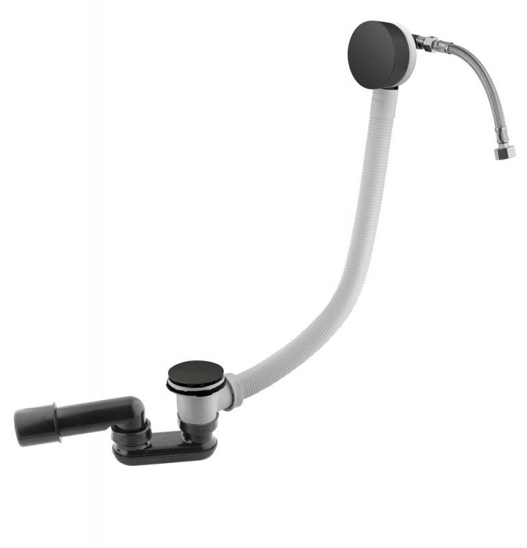 Слив перелив с наполнением ванны через перелив, донный клапан с системой &quot;Клик-клак&quot; для акриловой ванны CZR-B-STW