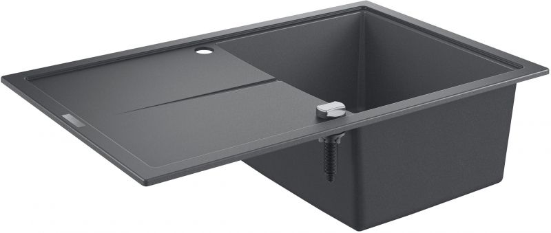 Мойка GROHE K400, 780 x 500 мм, серый гранит (31639AT0) Мойка GROHE K400, 780 x 500 мм, серый гранит (31639AT0)