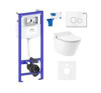 Комплект для подвесного унитаза 7 в 1 Lavinia Boho Relfix Smart V-Clean 87561185