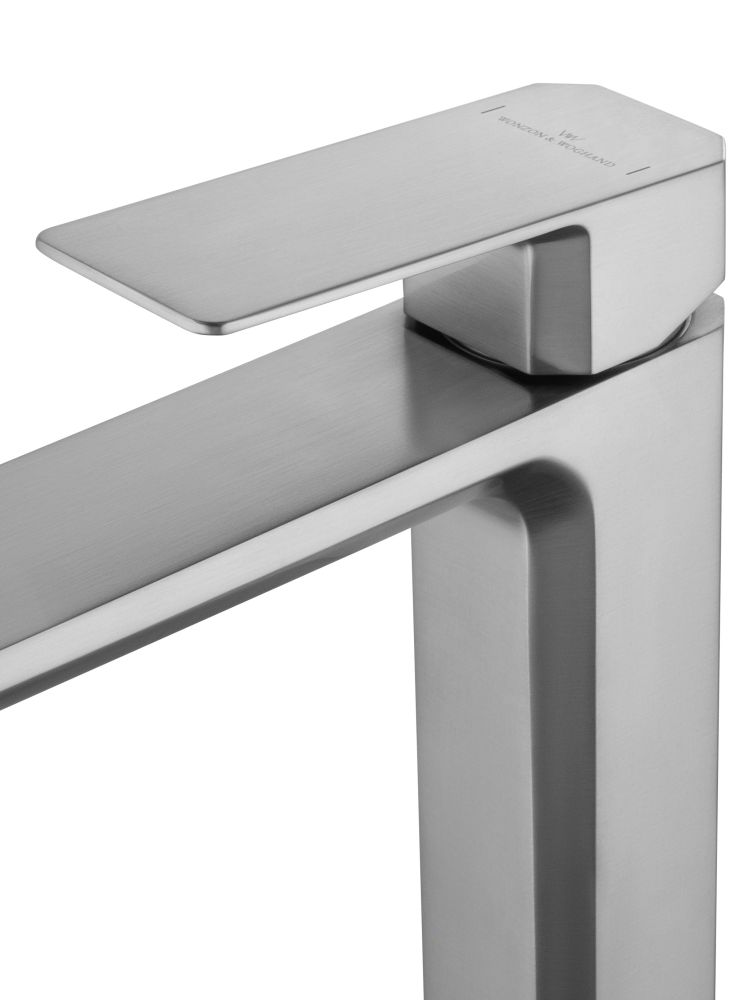 Смеситель для раковины высокий WONZON & WOGHAND DIAMOND, Брашированный никель (WW-88239011-BN)