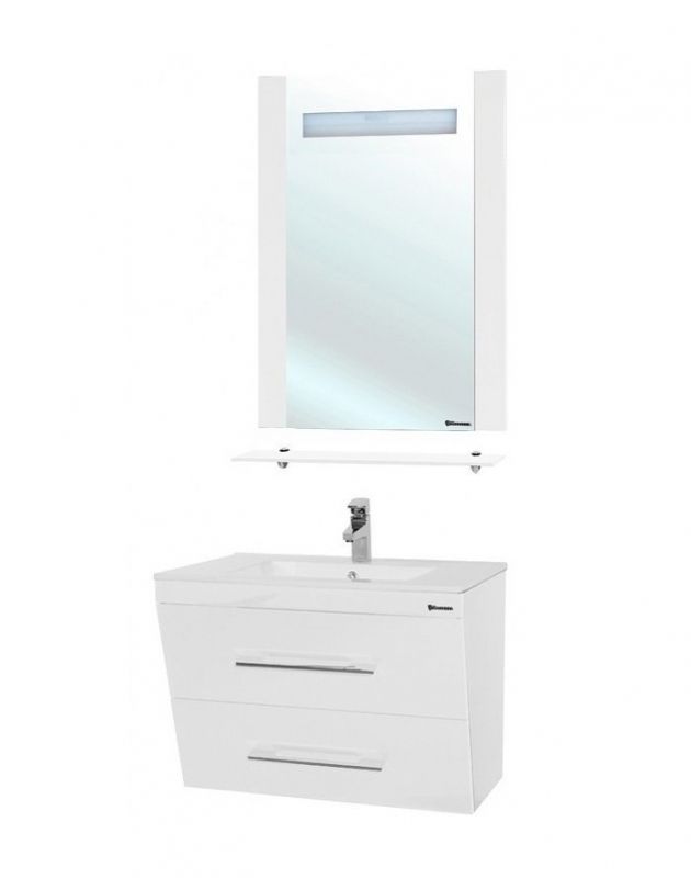 Зеркало Bellezza Берта 60 4610709050013 с подсветкой Белое