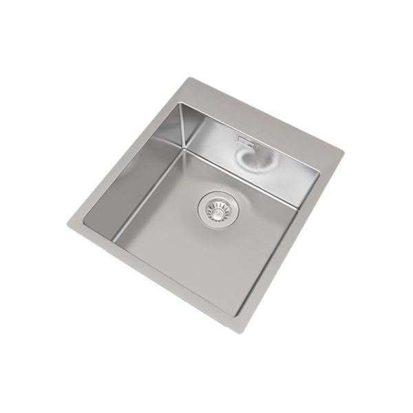 Кухонная мойка Florentina ЛОГИКА-НМ LHM.450.510.B.10.S.10, нержавеющая сталь