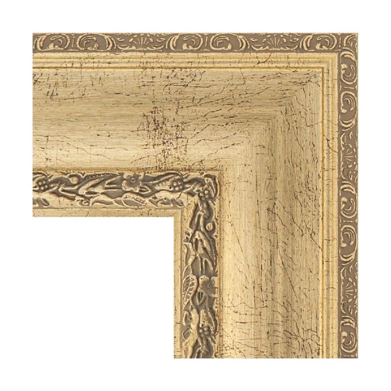 Зеркало Evoform Exclusive 152х67 Состаренное серебро с орнаментом