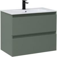 Тумба под раковину Allen Brau Eclipse 80 1.E1002.CGM олива матовый