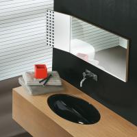 Simas Lft Spazio раковина встр. под столешницу 66х39см, цвет черный глянцевый