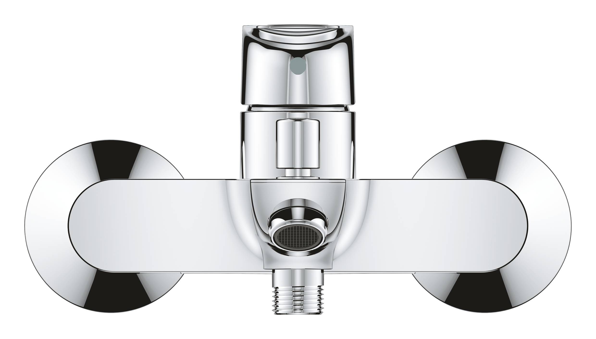 Смеситель для ванны с душем  GROHE BAU LOOP 23602001 (хром, L-16,8), шт Смеситель для ванны с душем  GROHE BAU LOOP 23602001 (хром, L-16,8), шт