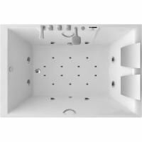 Акриловая ванна SSWW AU818 180х120 R с гидромассажем