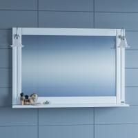 Зеркало СаНта Монарх 120 700206 с подсветкой, цвет белый