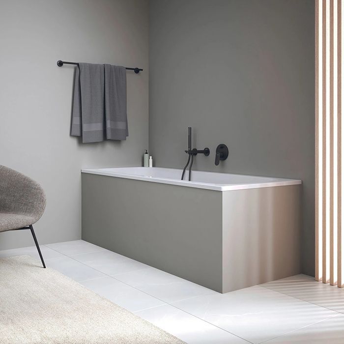 Duravit  Qatego Ванна акриловая, встраиваемая 1700х700 мм,цвет белый