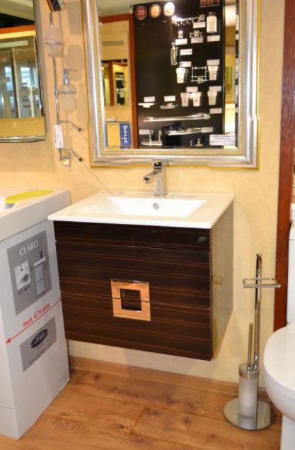 Тумба с раковиной SanVit Квадро Lux New 120 kkvadn120 с фактурой под дерево подвесная Зебрано