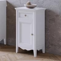 TW Veronica, Тумба 50.2/45*40/37.4*h86.7см, 1 распашная дверка 1 выдвижной ящик, доводчики Blum (петли слева-SX), цвет: bianco, ручки: Riflesso бронза TW Veronica, Тумба 50.2/45*40/37.4*h86.7см, 1 распашная дверка 1 выдвижной ящик, доводчики Blum (петли слева-SX), цвет: bianco, ручки: Riflesso бронза