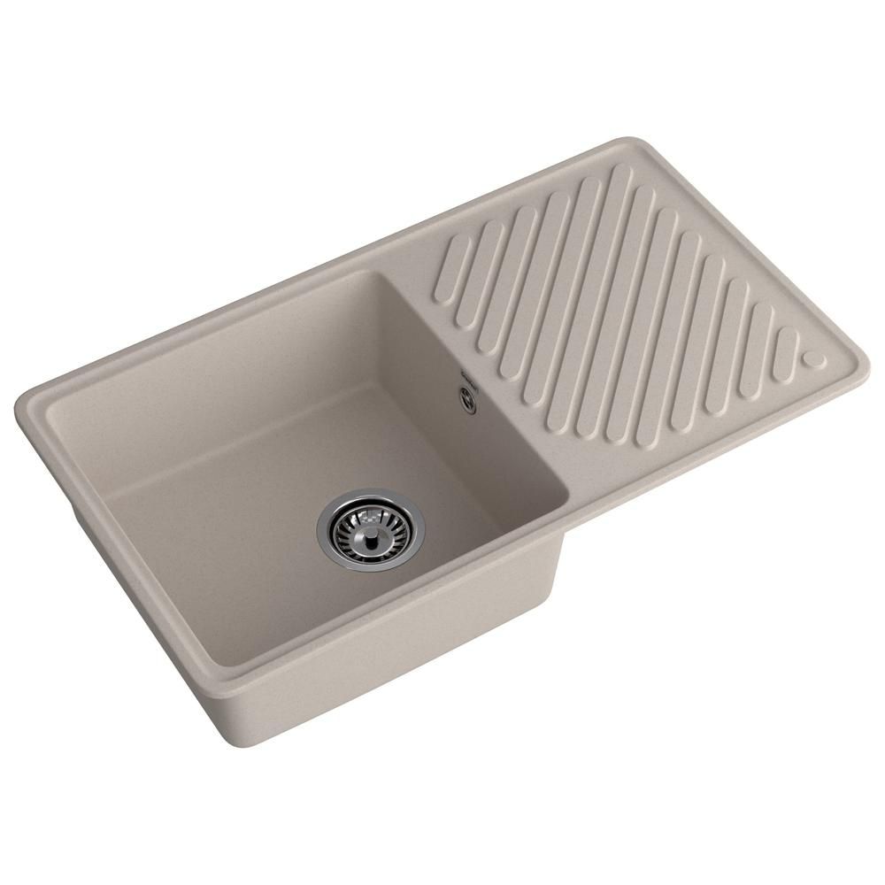 Кухонная мойка GranFest QUARZ 53, песочный, артикул 53 песочный