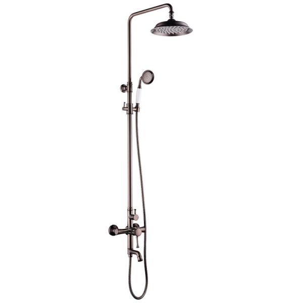 Душевая система Lemark Peretto LM6362RB Черный кофе