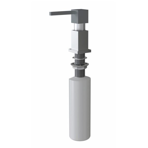 Дозатор для кухонной мойки Florentina КВАДРО 703.726.0000.307, серый шёлк