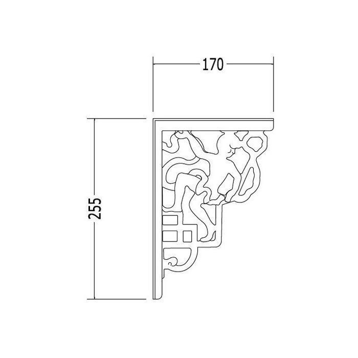 Devon Westminster/New Etoile/Etoile/Blues Декоративные скобы (12хh25,5 см) для высокого бачка (в комплекте пара), цвет: белый