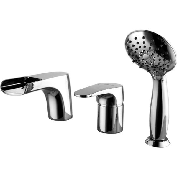 Смеситель на борт ванны Lemark Shift LM4345C Хром