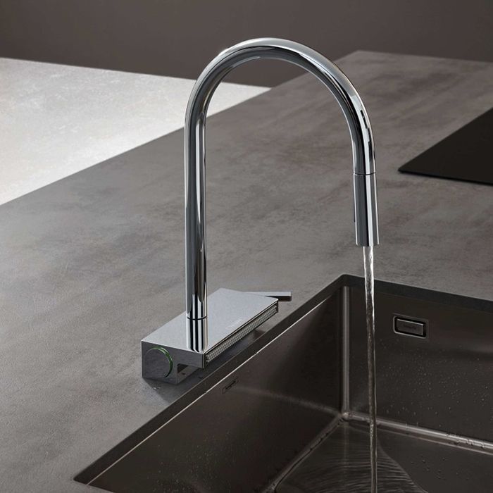 Смеситель для кухни, Hansgrohe, Aquno Select M81, sBox, многофункциональный дуршлаг, тип открывания воды-однорычажный, тип регулирования воды-керамический картридж, монтаж-на раковину/столешницу, отверстия для монтажа-1, высота, мм-390, вынос излива, мм-2 Смеситель для кухни, Hansgrohe, Aquno Select M81, sBox, многофункциональный дуршлаг, тип открывания воды-однорычажный, тип регулирования воды-керамический картридж, монтаж-на раковину/столешницу, отверстия для монтажа-1, высота, мм-390, вынос излива, мм-2