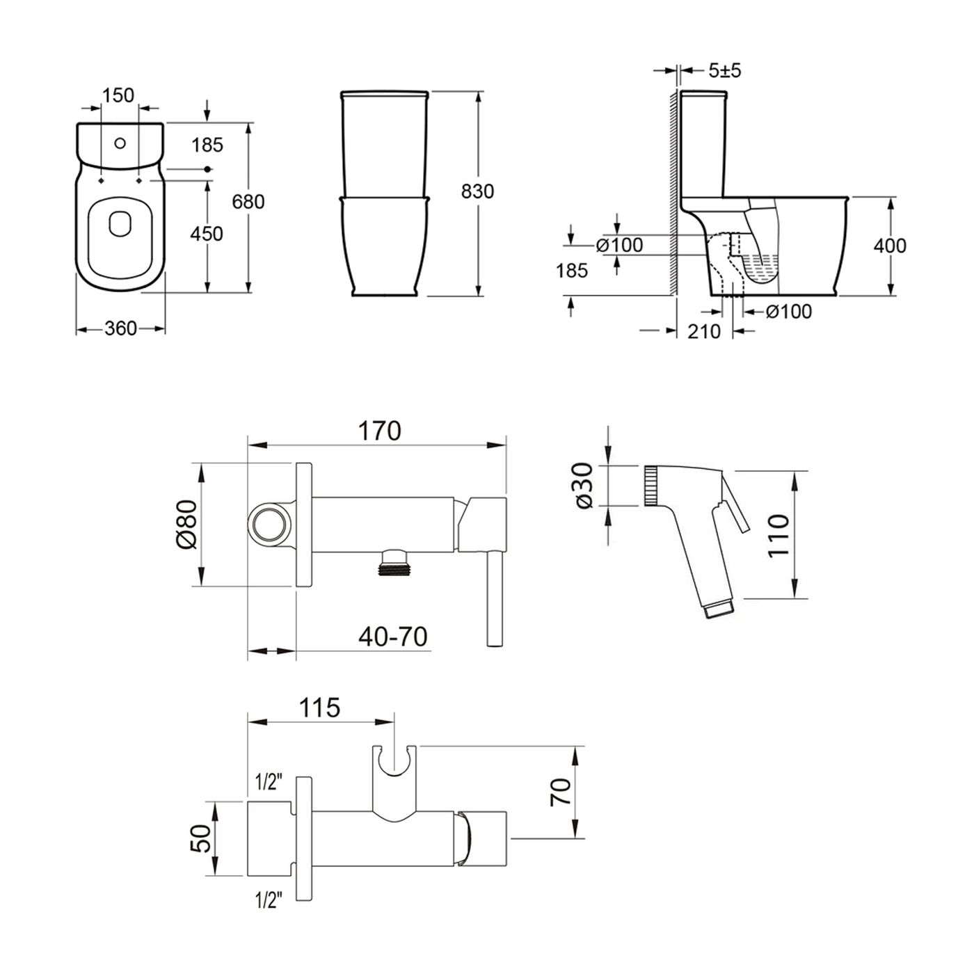 Комплект 2 в 1 Lavinia Boho Bell Pro 21040001