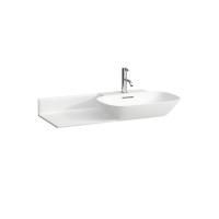 Laufen INO Раковина 900х450х120мм с 1 отв. под смесит, полка слева, цвет: белый