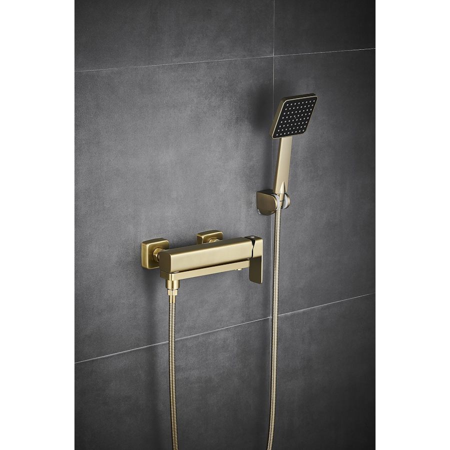 Смеситель для ванны Fmark FS8724-22C, матовое золото