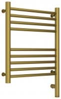 Полотенцесушитель электрический "БОГЕМА 3.0" прямая 500х400 / МЭМ правый (Состаренная латунь)