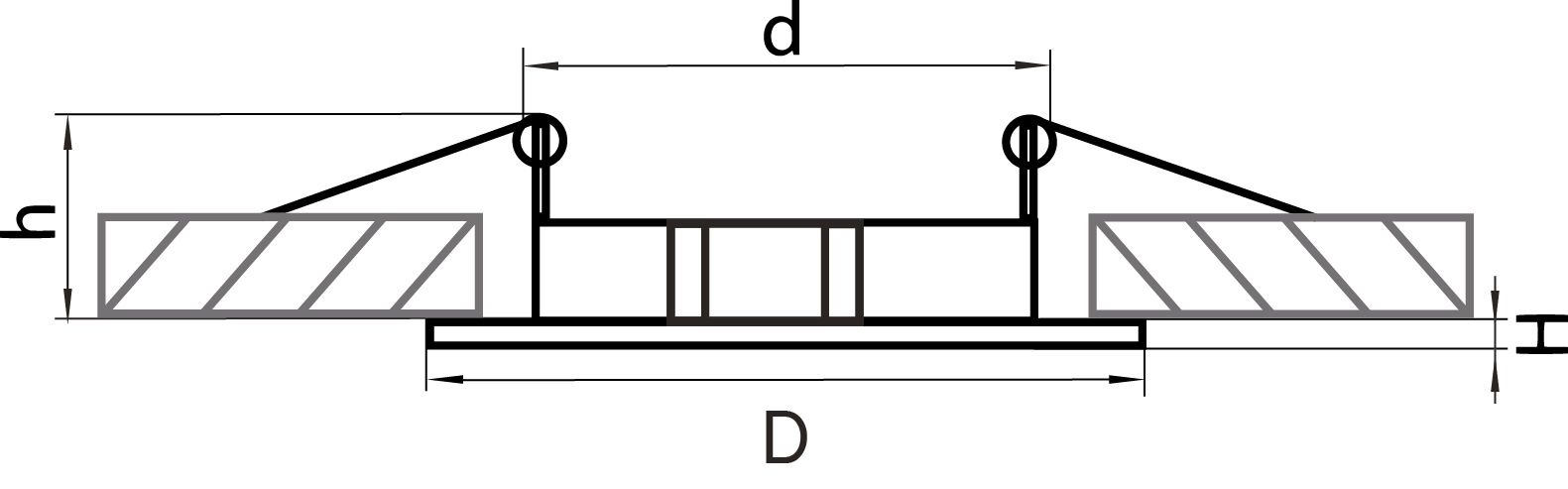 Светильник точечный встраиваемый декоративный под заменяемые галогенные или LED лампы Lega 11 Lightstar 011045