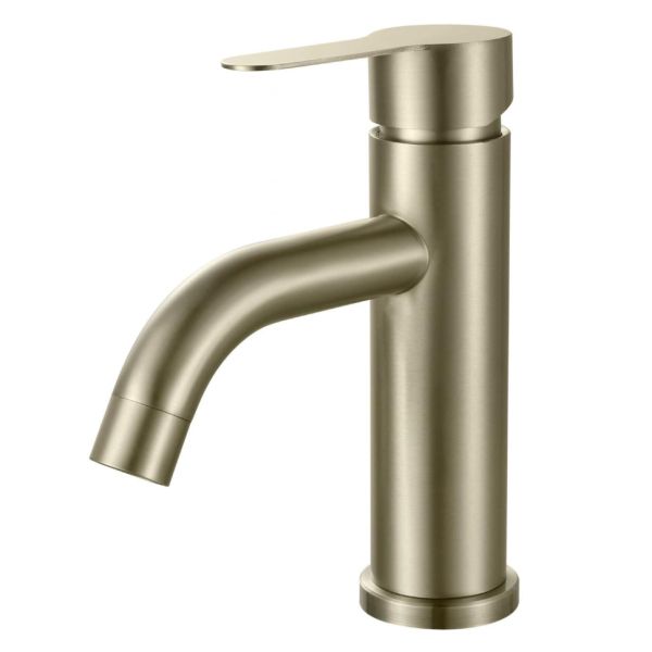 Смеситель для раковины Fmark FS8201C, матовое золото