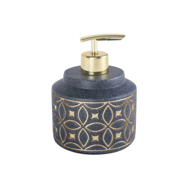 Дозатор жидкого мыла FIXSEN COIN FX-250-1, серый/золотой