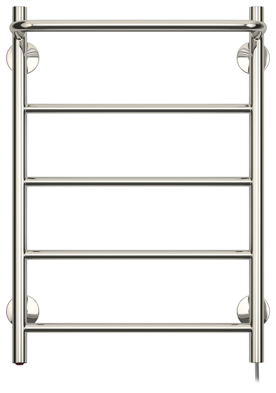 Электрический полотенцесушитель СТИЛЬЕ "Формат 30 П" 600х400 (Полка + 4) П16 (Без покрытия)