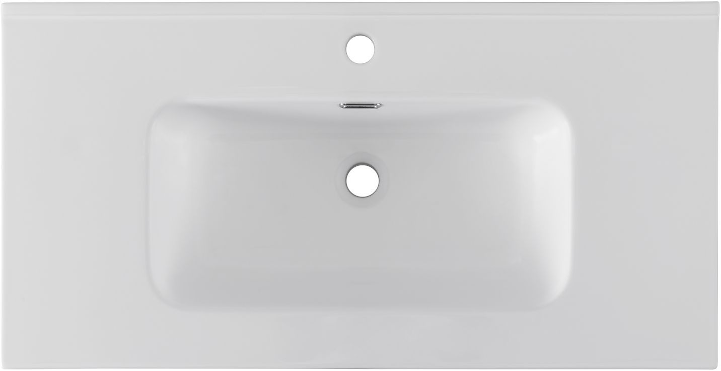 Раковина Aquanet Flat 90 белая матовая Раковина Aquanet Flat 90 белая матовая